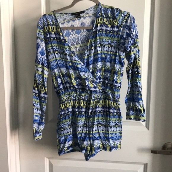 Tribal Print Romper - Picture 1 of 3